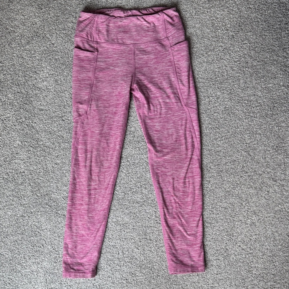 Hanna Andersson Girls' Pink Active Leggings - Lightweight Stretch